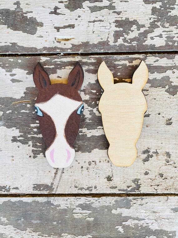 Horse Head Cutout Custom Horse Ornament DIY Horse Ornament Etsy