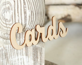 Cards Sign Card Box Sign Rustic Wedding Card Box