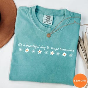 Camiseta Comfort Colors® BCBA, camiseta para terapeuta ABA, regalo para analista de conducta RBT en educación especial