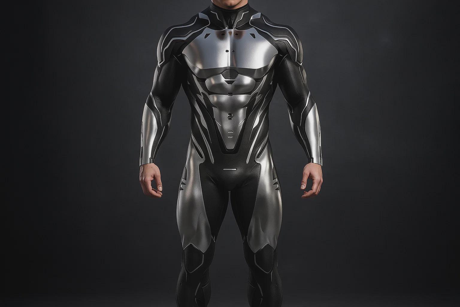 Futuristic superhero Canada