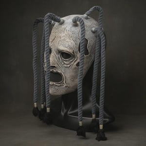 Masque Halloween Ghostface - Latex Plein Visage, Effet Scream Effrayant, Pour Fêtes Et Cosplay
