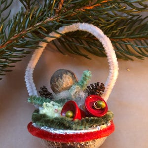 Antique Czech Christmas ornament, Antique Gablonz ornament, Collectible  Czech decorations, Vintage collectible handmade Bohemian ornament