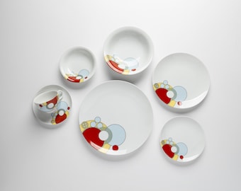 VTG ノリタケ フランク・ロイド・ライト アールデコ チャイナセット 6