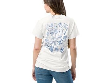Personalized doodle illustration on a t-shirt – your chosen design | Gift idea