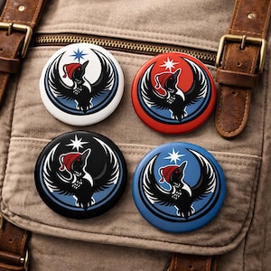 Minnesota Rebel Loon Pin – Red Hat Bird, Political Protest Badge, MN Pride Accessory