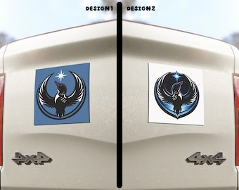 Imán para coche de Rebel Loon, emblema de la Resistencia de Minnesota