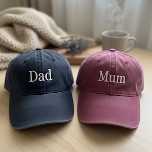 Custom Text Embroidered Hats, Your Text/logo, Cool Quote Caps,Custom Trucker Hat, Vintage Baseball Hats, Personalized Gift, Custom Dad Caps image 2