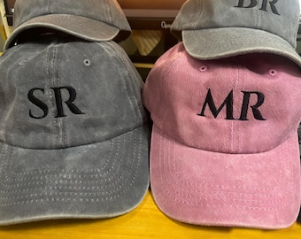 Custom Initials Hats, Embroidered Unisex Hat, Personalized letter Cap, kidss Monogram Hats, Monogrammed Caps, Gifts for kids and for adults