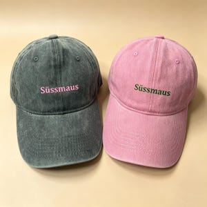 Boné bordado Sweetie, Boné personalizado com texto personalizado, Boné de beisebol vintage personalizado, Presente para namorada, Boné bordado, Presente para ela