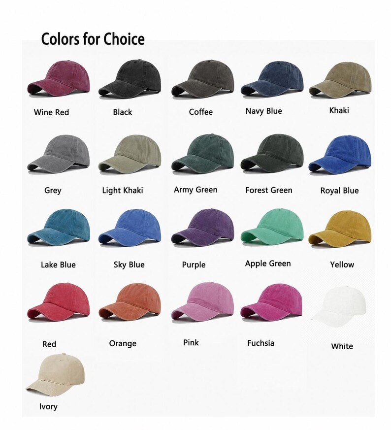 Custom Text Embroidered Hats, Your Text/logo, Cool Quote Caps,Custom Trucker Hat, Vintage Baseball Hats, Personalized Gift, Custom Dad Caps image 8