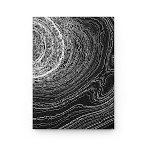 Cell Biology Black Hardcover Notebook | Science Art Gift for Biologists, Students and Science Lovers