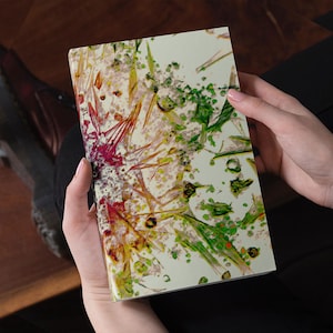 Cell Biology Ivory Hardcover Notebook | Science Art Gift for Biologists, Students and Science Lovers