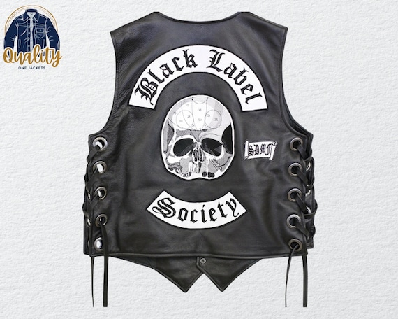 New Arrival Zakk Wylde BLS Jacket Vest – Black Label Society Biker