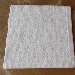 Butterflies & Flowers Baby Blanket Pattern