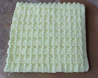 Spring Baby Blanket Pattern Instructions