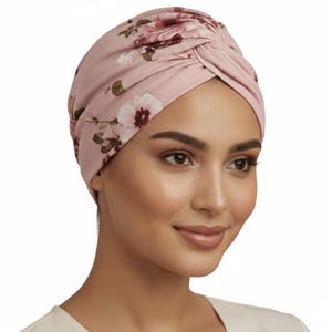 Soft Chemo Beanie Headwear for Women | Comfortable Cancer Scarf, Alopecia Hat, Lightweight Turban for Hair Loss”