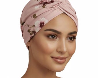 Zachte chemomuts voor vrouwen | Comfortabele kankersjaal, alopeciamuts, lichtgewicht tulband voor haarverlies