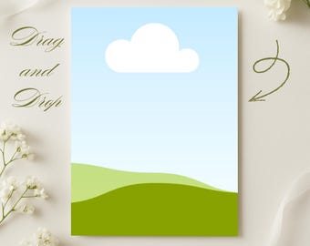 Canva Wedding Invitation Mockup