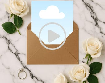 Canva bröllopsinbjudningsmockupvideo