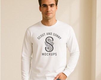 Comfort Colors 6014 Mockup in White
