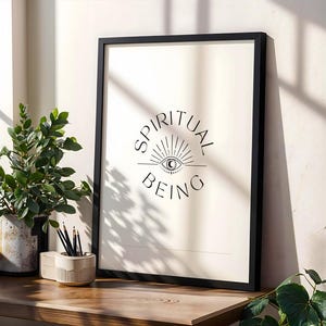 Spiritual Wall Art –  Chakra Decor, Meditation Digital Download, Printable Spiritual Poster