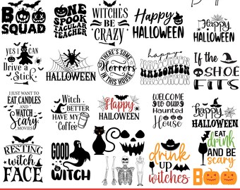 Halloween SVG Mega Bundle | Spooky Designs (Digital Download)