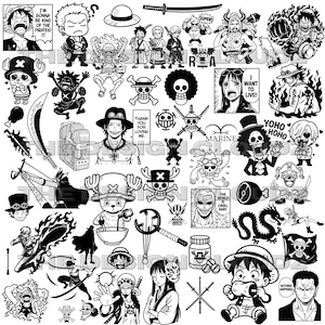 Pirate Manga SVG Bundle: Anime Clipart for Cricut (Digital Download)