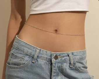 Silver Ball Belly Chains