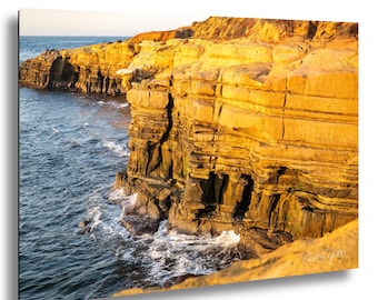 Sunset Cliffs Photography Print: Golden Hour San Diego Coastal Wall Art