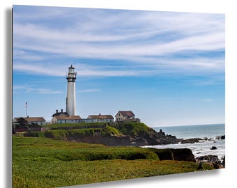Pigeon Point Lighthouse Photography Print, California Coastal Pacific Ocean Seascape Wall Art