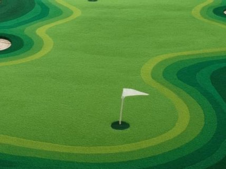 Golf Ramp Rug Hand-tufted Golf Course Rug – Custom Sports Area Rug - Etsy