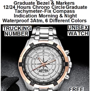 Personalized Aviation Target Fix Compass Watch Customized  With Name/Text Gift Enthusiasts Dad/Mam Boyfriend/Girlfriend Rare Limited Edition