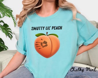 Camiseta Smutty Peach: Lector de novelas románticas picantes, regalo de BookTok