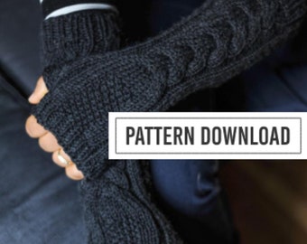 KNITTING PATTERN: Gloves, Gloves Women, Glove Pattern, Glove Wool, Fingerless Gloves, Fingerless Mitts, Fingerless Mittens, Mittens, Mitts