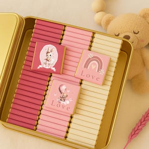 Baby Shower Chocolate Favors,Baby Shower Chocolate Favors for Guests,Personalized Chocolate Favors,Baby Party Favors,Baby Shower Chocolate