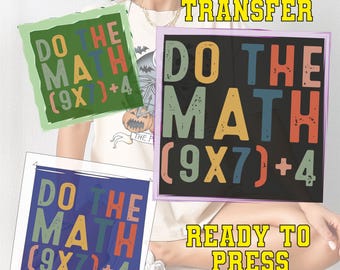 Do The Math 67 DTF: Meme Funny Six Seven Men Women Teacher Ready To Press