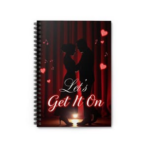 Romantic Spiral Notebook - Perfect for Couples, Journaling, Love Notes, Valentine&#39;s Day, Anniversary Gifts