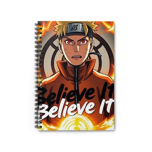 Naruto Inspired Spiral Notebook: Anime Fan Journal