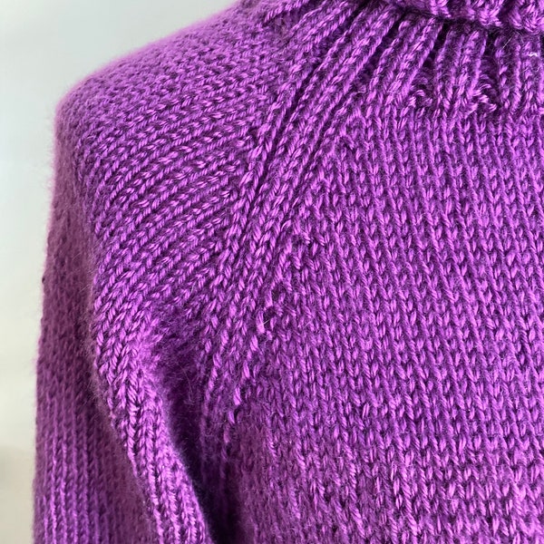 Purple Turtleneck - Etsy