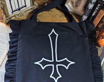 Gothic Tote Bag St. Peter's Cross