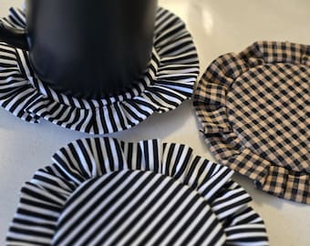 Ruffle Coasters - Set of 4