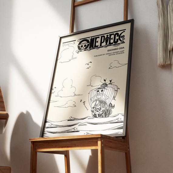 The Pirate Anime & Manga Poster | Premium Matte Wall Art | Minimalist Japanese Style Print, gift for anime fan | vintage, retro anime poster