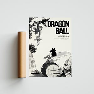 The Toriyama Collection – Anime Warrior Poster | Vintage Manga Wall Art Print | Japanese Aesthetic Decor for your room
