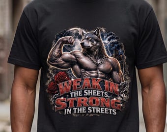 Werewolf Graphic Tee | Bootleg Streetwear Gym Bro Shirt