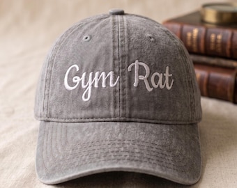 Gym Rat Embroidered Hat