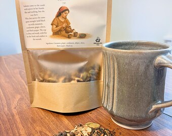 Mezcla de té chai especiado / Té chai de hojas sueltas / Regalo de té para el autocuidado / Mezcla Salome