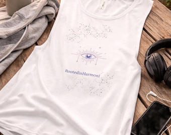 Celestial Eye Muscle Linne – Spiritual Intuition Topp