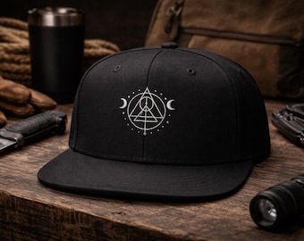 Helig geometri Snapback-keps med himmelsk symbol