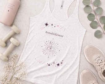 Celestial Eye Racerback Linne – Spiritual Intuition Topp