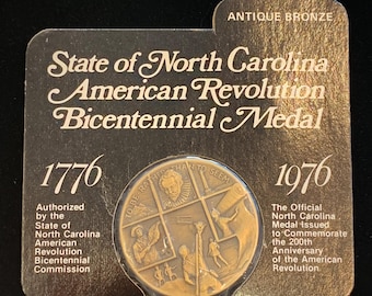 State of North Carolina American Revolution Bicentennial Medal